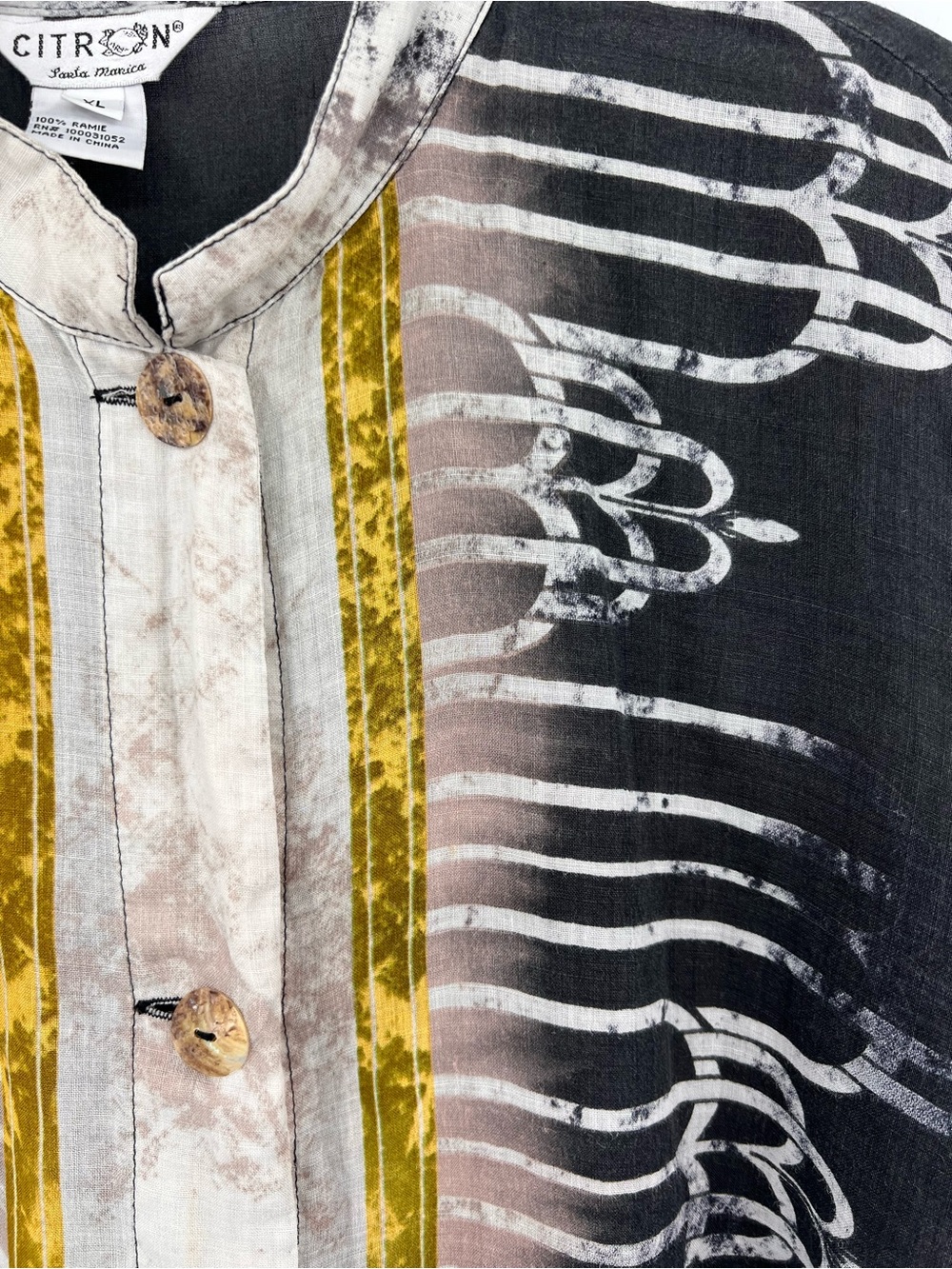 Citron Ramie shirt/ jacket XL For AB only*** - Picture 3 of 7